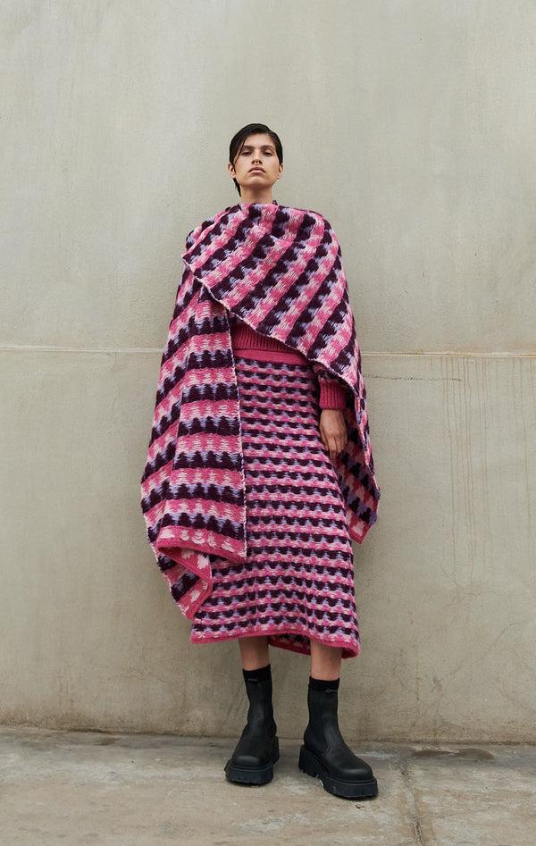 Escvdo DIABLADA SKIRT | FUCHSIA