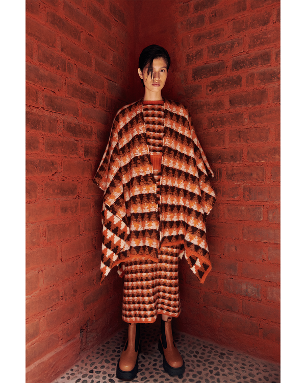 Escvdo DIABLADA SKIRT | ORANGE