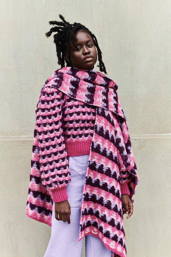 Escvdo DIABLADA SWEATER | FUCHSIA