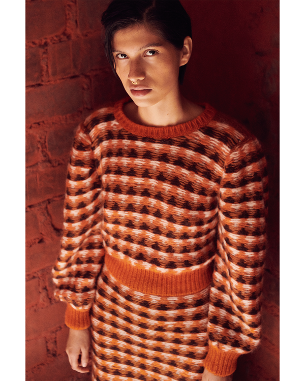 Escvdo DIABLADA SWEATER | ORANGE