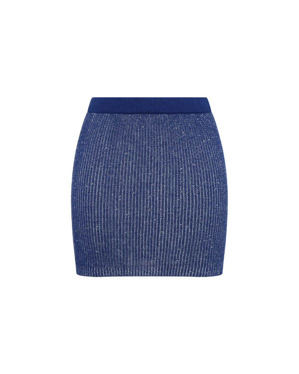 Escvdo DUAL MINI SKIRT | BLUES