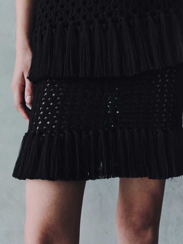 Escvdo ESPINA MINI SKIRT | BLACK