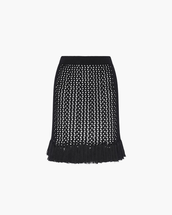 escvdo ESPINA MINI SKIRT | BLACK