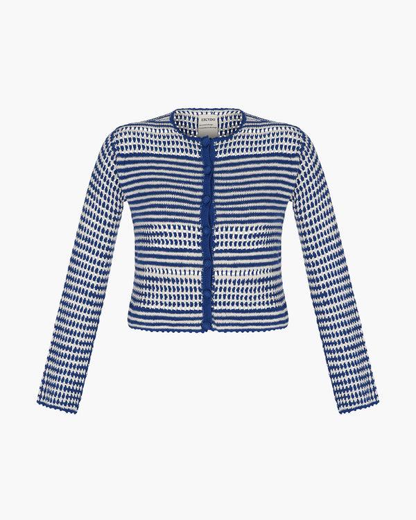 escvdo FISA CARDIGAN | BLUE