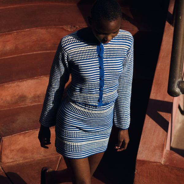 Escvdo FISA SKIRT | BLUE