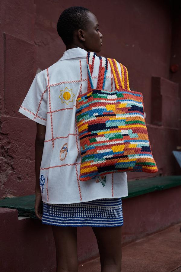 Escvdo GERANIO TOTE BAG MULTI