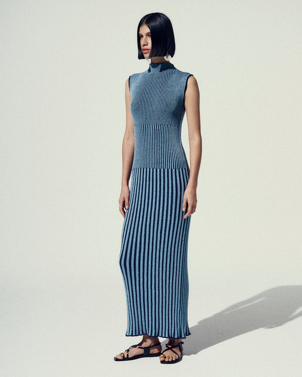 Escvdo GOLFO MAXI DRESSVY- LIGHT BLUE