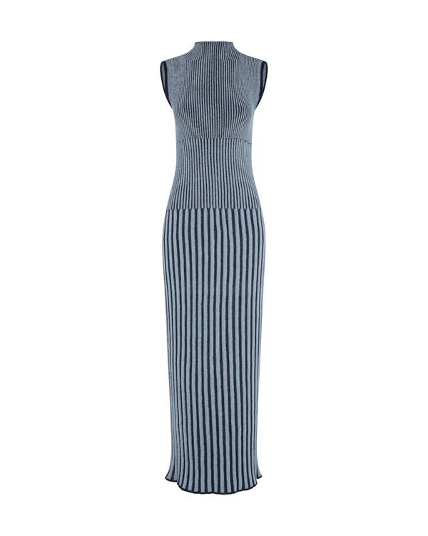 escvdo GOLFO MAXI DRESSVY- LIGHT BLUE