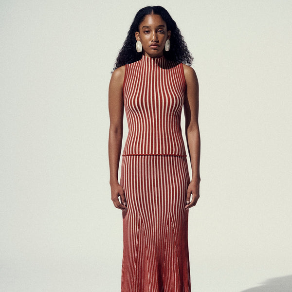 Escvdo GUAYAQUIL TOP | BROWN-IVORY