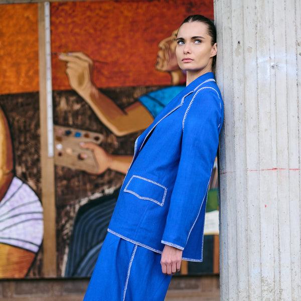 Escvdo JARANA BLAZER | ELECTRIC BLUE