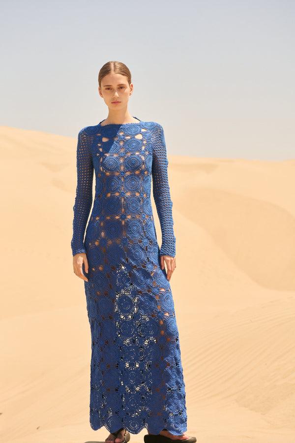 Escvdo JULES MAXI DRESS | BLUE