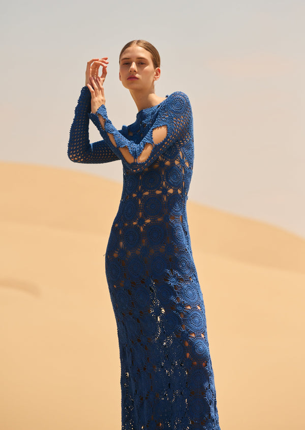 Escvdo JULES MAXI DRESS | BLUE