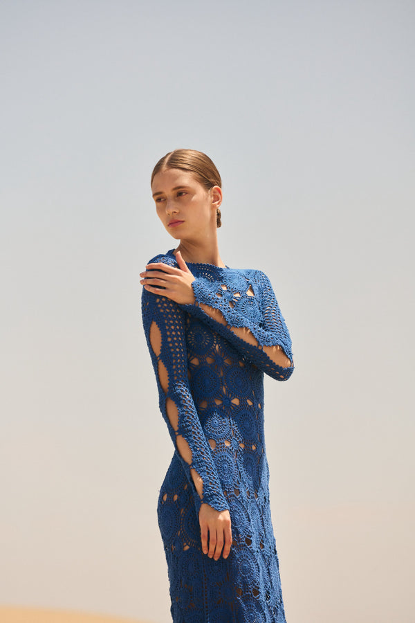 Escvdo JULES MAXI DRESS | BLUE