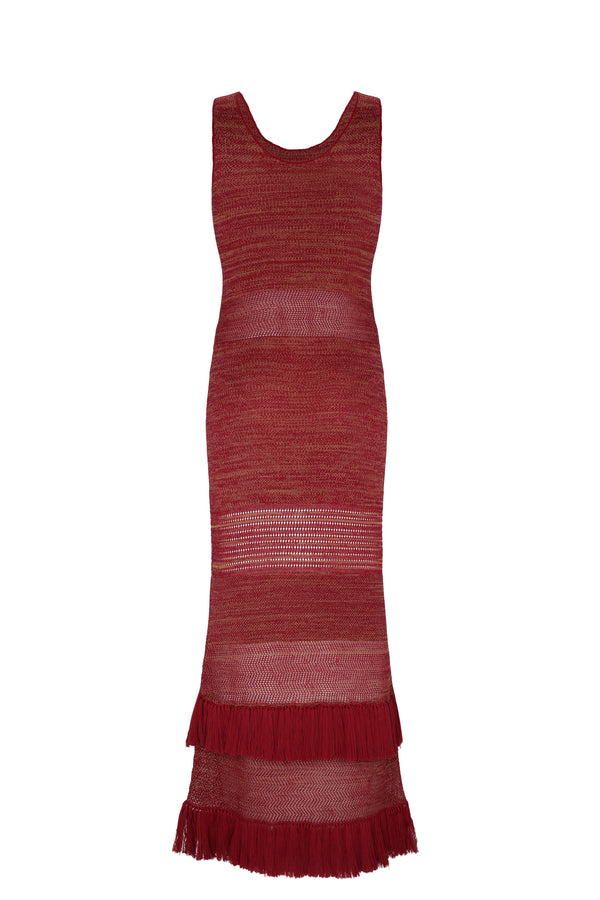 Escvdo LAGUNA MAXI DRESS | COPPER ROSE