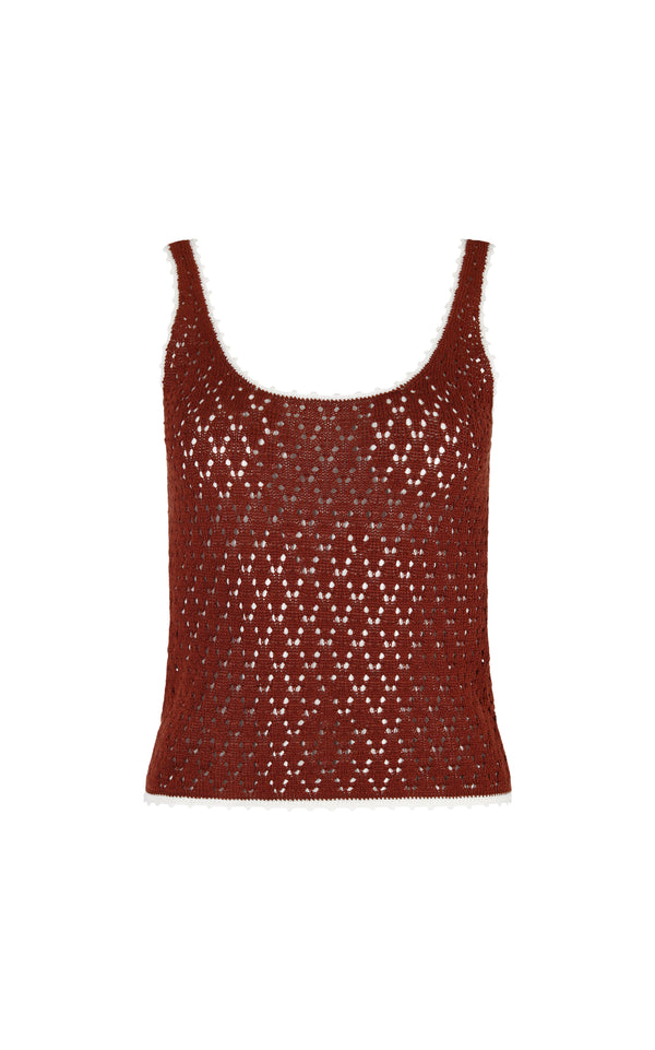 Escvdo LANDO TOP | BROWN