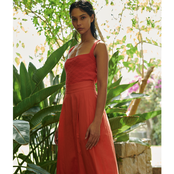 Escvdo LANTANA TOP | TANGERINE