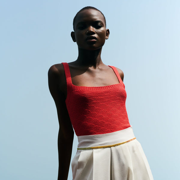 Escvdo LANTANA TOP | TANGERINE