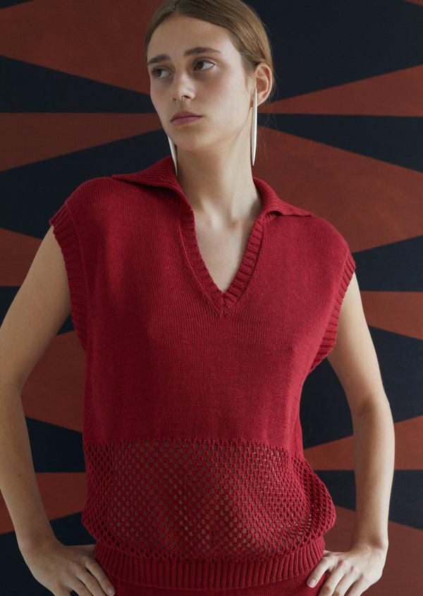 Escvdo LIA TOP | COLONIAL ROSE