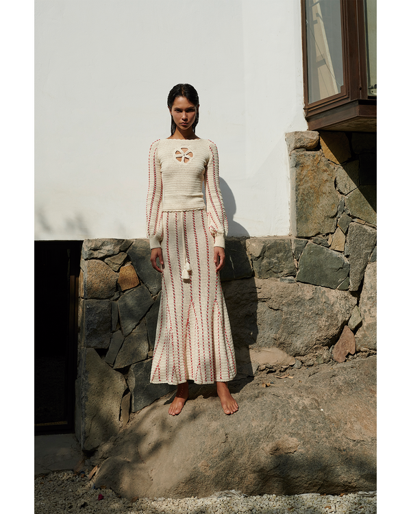 escvdo LIRIO TOP | IVORY | PRE ORDER