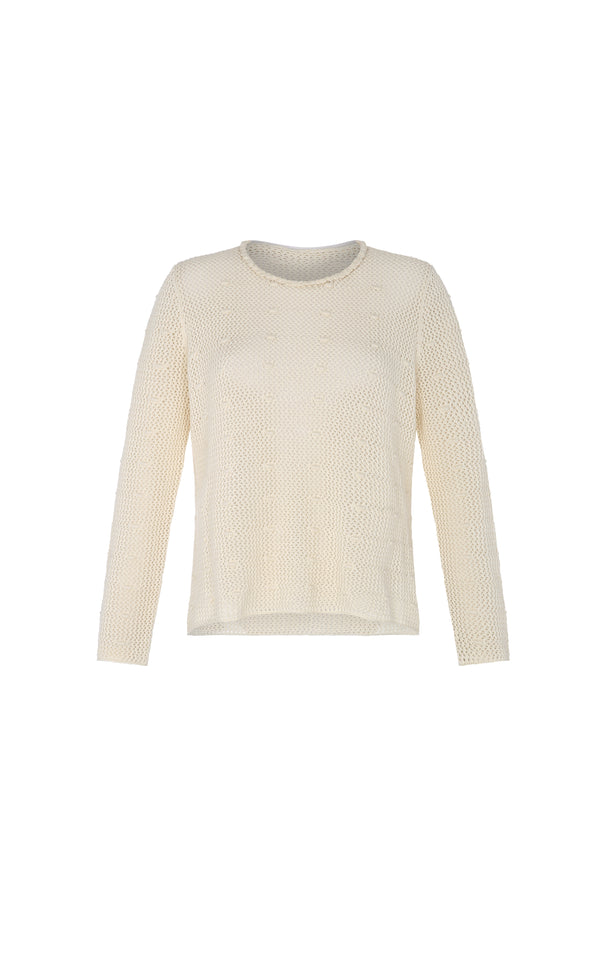 escvdo LITORAL LONG SLEEVE TOP | IVORY
