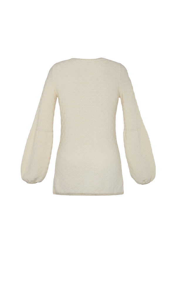 Escvdo MALECON CARDIGAN | IVORY