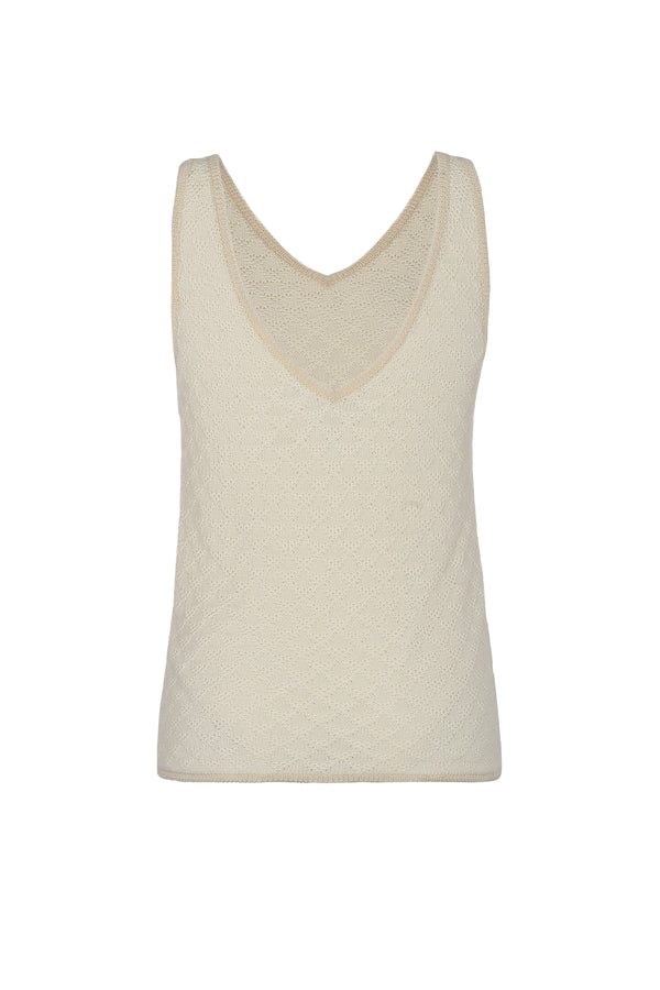 Escvdo MALECON TANKTOP | IVORY