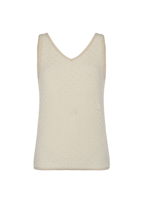 escvdo MALECON TANKTOP | IVORY