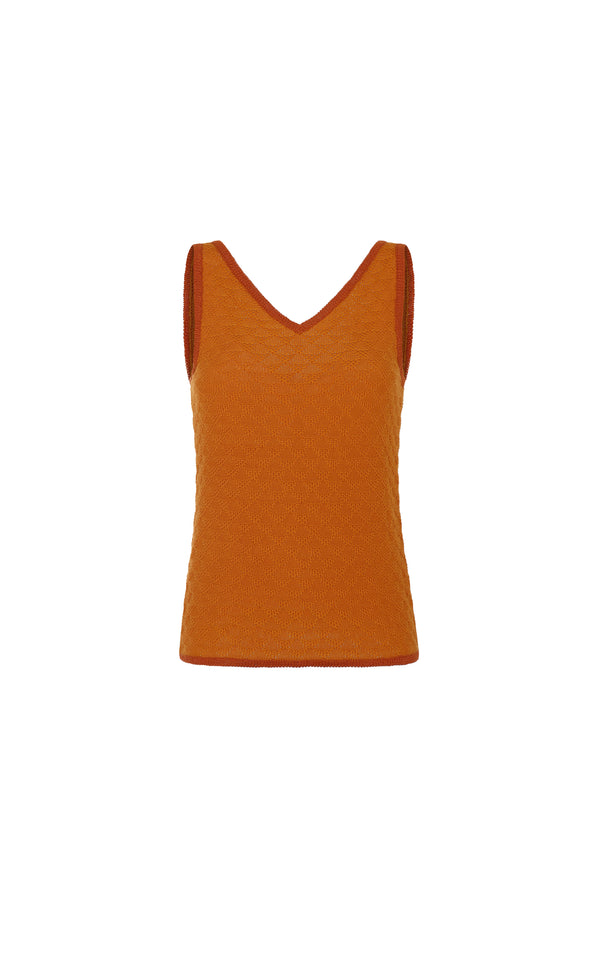 escvdo MALECON TANKTOP | ORANGE
