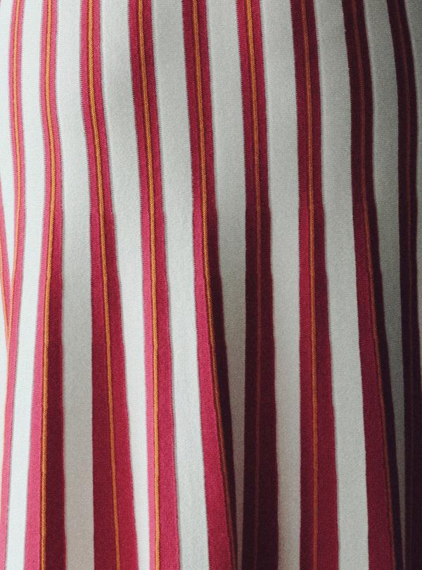 Escvdo MANGLAR MAXI SKIRT | IVORY - FUCHSIA