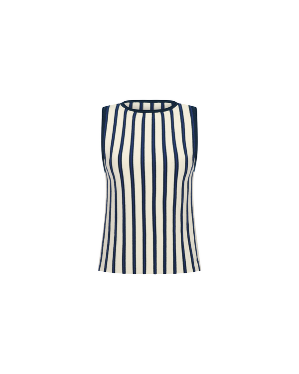 escvdo MANGLAR SLEEVELESS TOP | BLUES