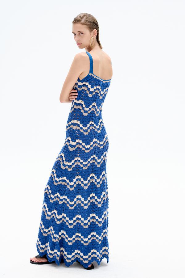 Escvdo MAREA DRESS | ELECTRIC BLUE