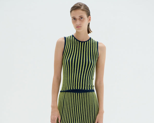 Escvdo MARINA HALTER TOPVY / LIME GREEN