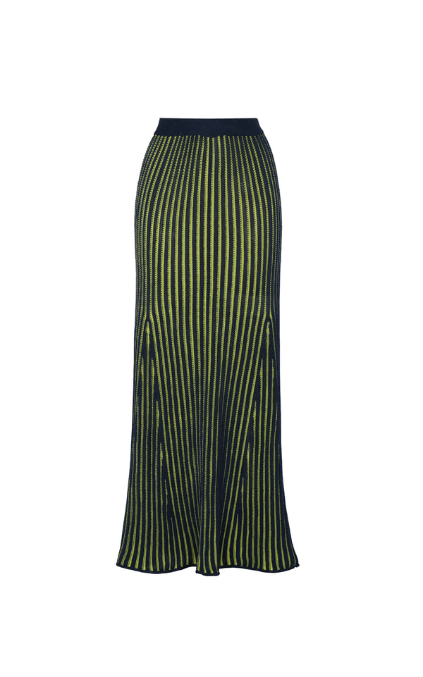 Escvdo MARINA MAXI SKIRTVY / LIME GREEN