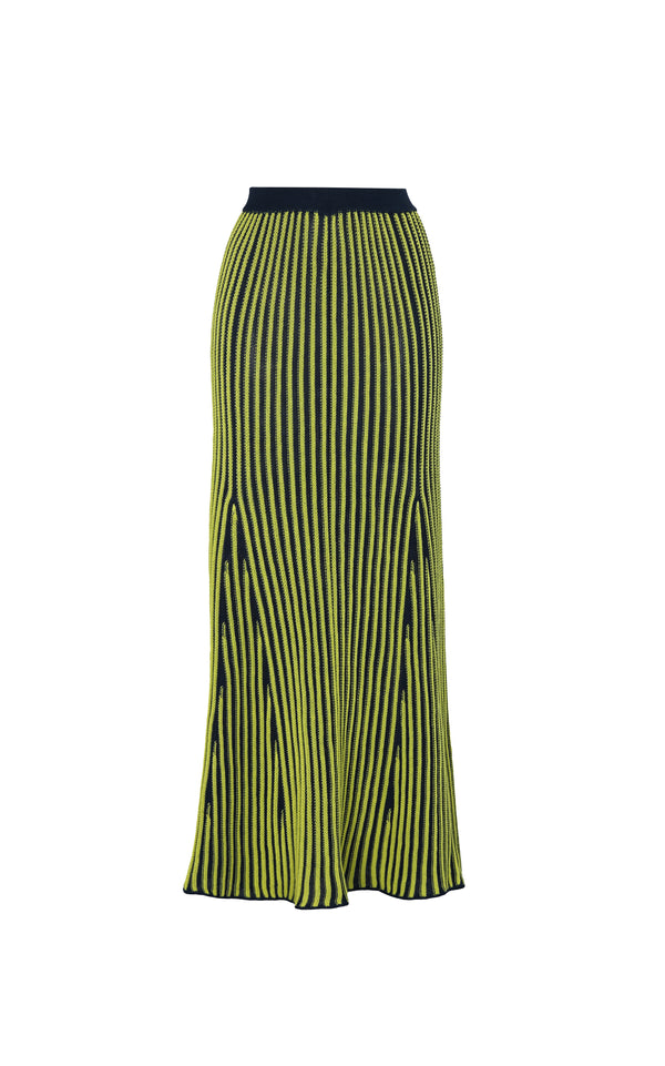 Escvdo MARINA MAXI SKIRTVY / LIME GREEN