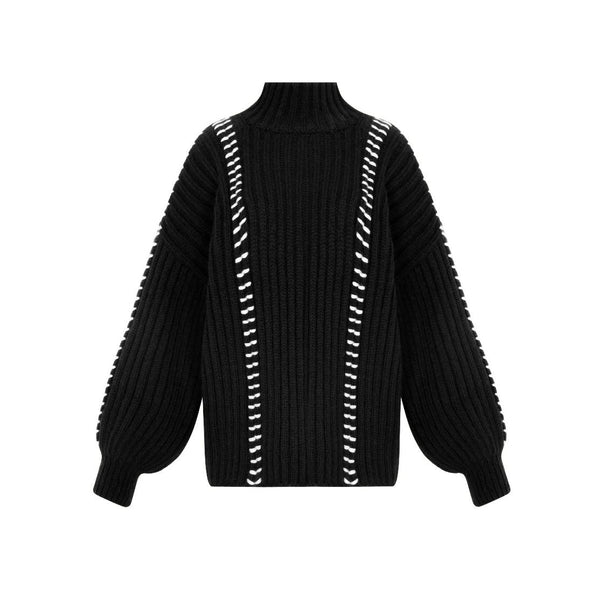 escvdo MAYU SWEATER | BLACK