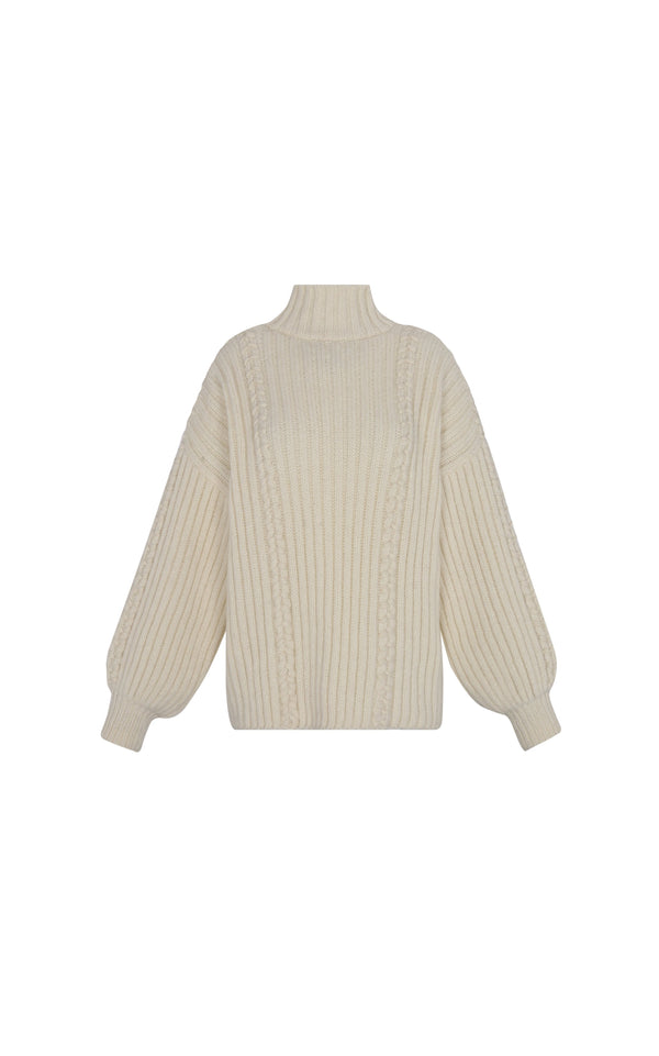 escvdo MAYU SWEATER | IVORY