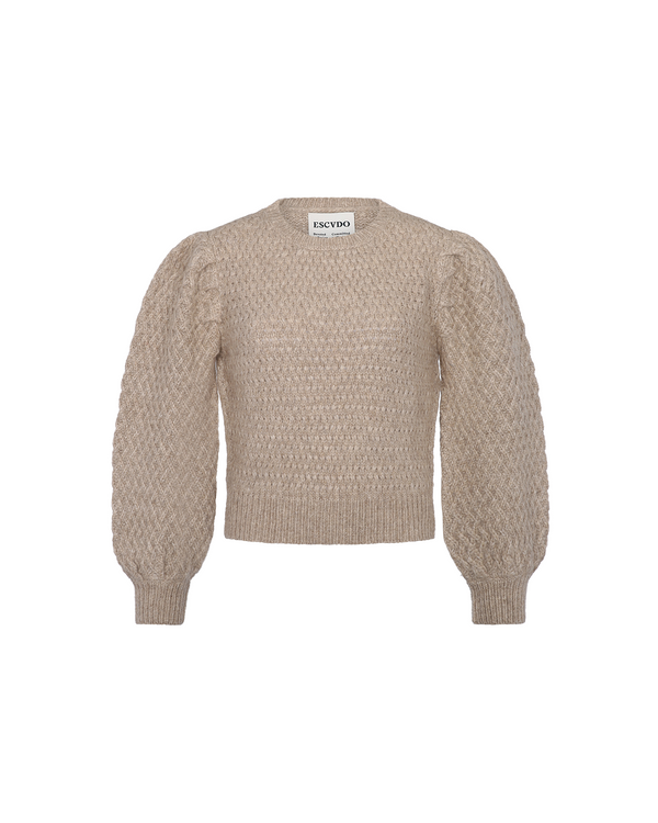 escvdo MILAGROS SWEATER | SAND