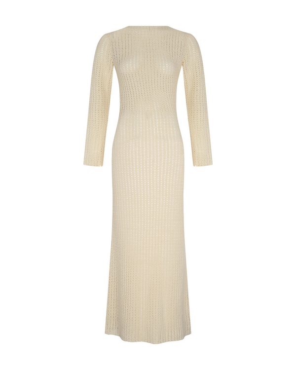escvdo MISHA CROCHET MAXI DRESS | IVORY | PRE ORDER