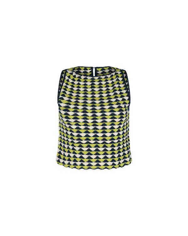 escvdo MOTUPE TOP | LIME BLUE