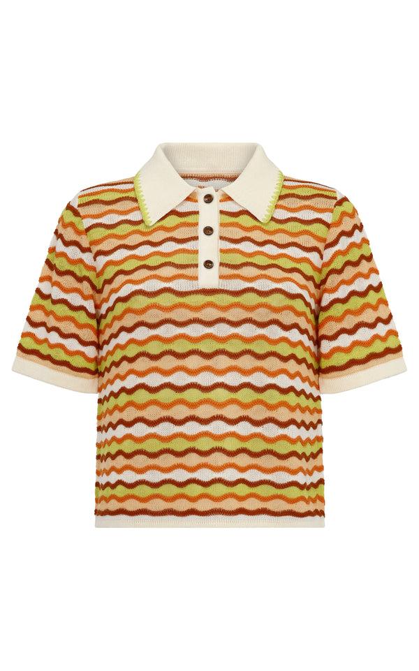 escvdo MULLU POLO SHIRT | ORANGE LIME