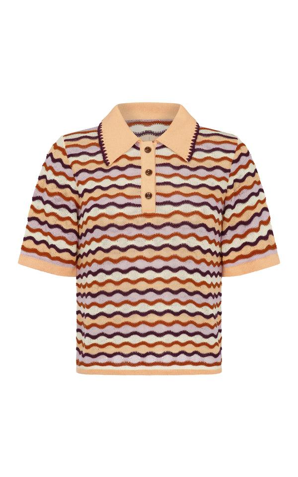 escvdo MULLU POLO SHIRT | TOBACCO GRAPE