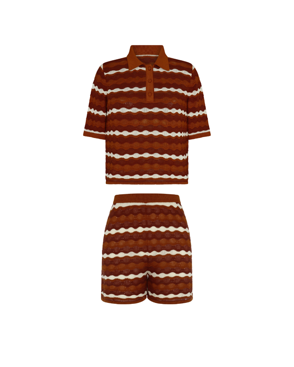 escvdo MULLU SET | TOBACCO-IVORY