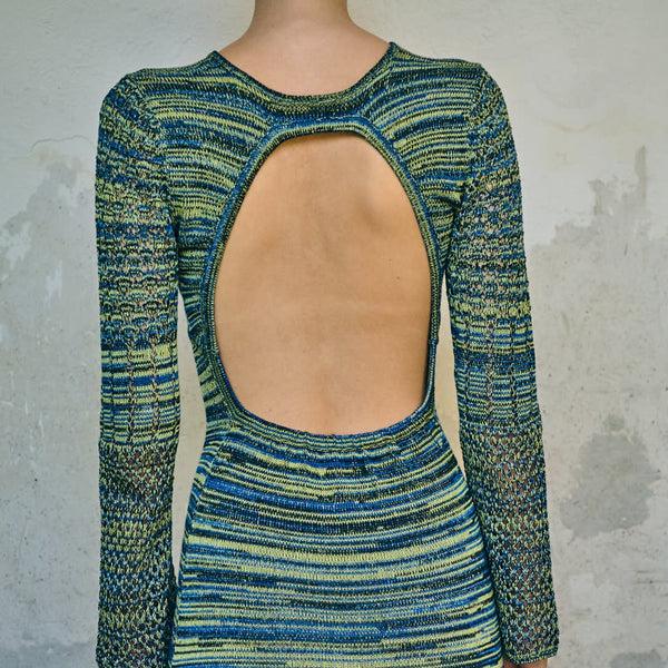 Escvdo MURGA MAXI DRESS | BLUE/GREEN
