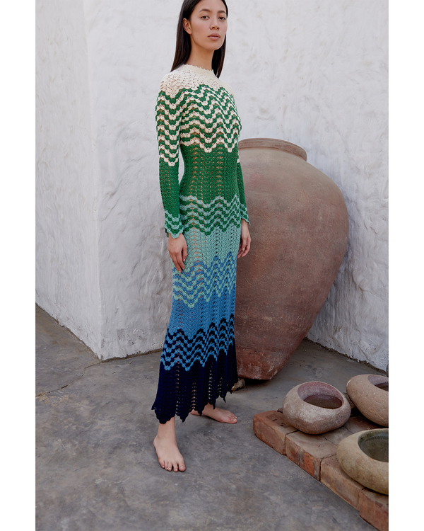 Escvdo MUSA MAXI DRESS | BLUES | PRE ORDER