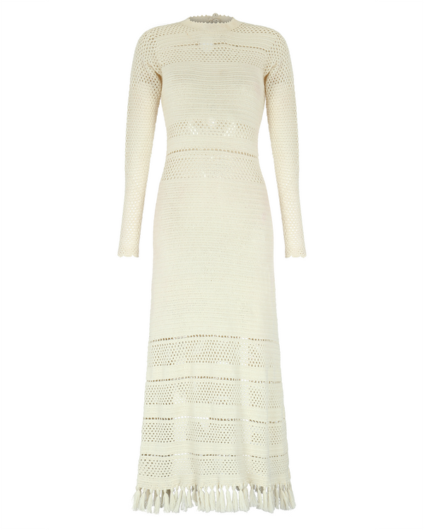 escvdo NAUTA CROCHET DRESS | IVORY | PRE ORDER