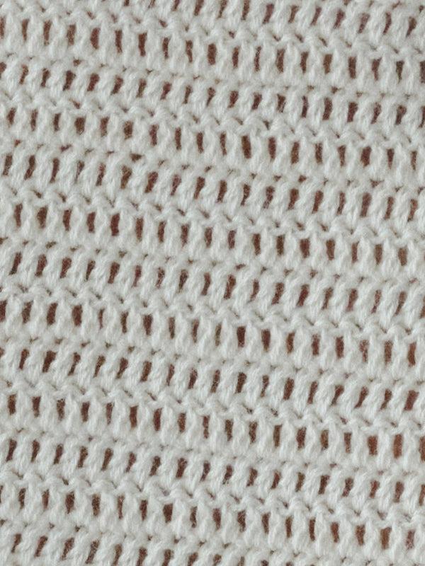 Escvdo NAUTA CROCHET MINI DRESS | IVORY