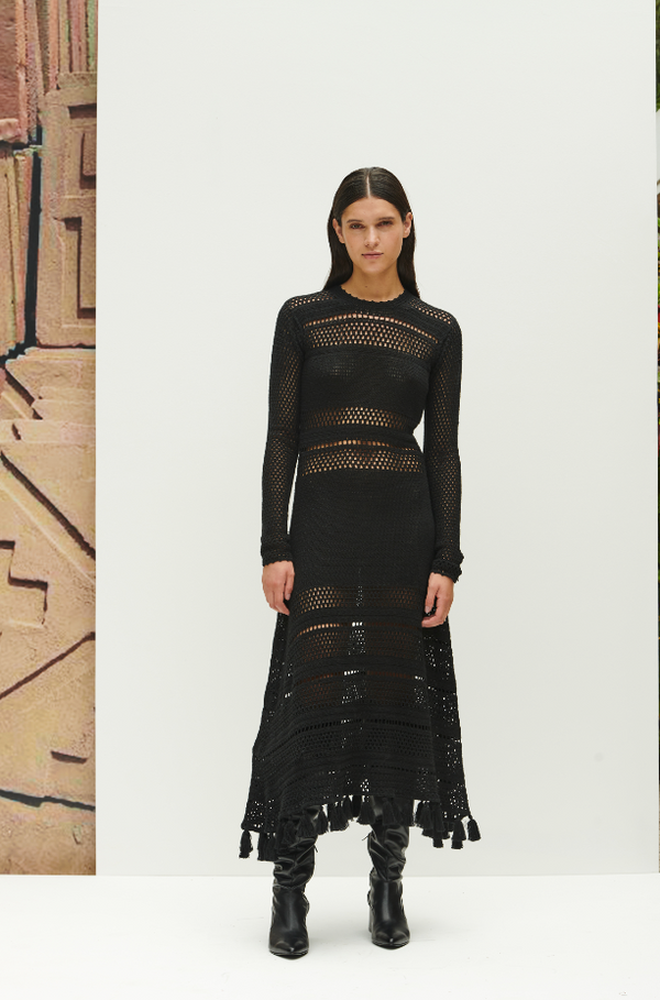 Escvdo NAUTA MIDI DRESS BLACK | PRE ORDER