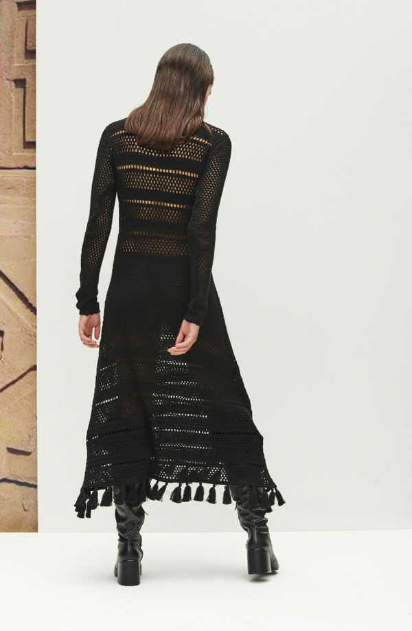 Escvdo NAUTA MIDI DRESS BLACK | PRE ORDER