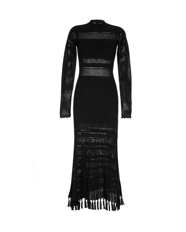 escvdo NAUTA MIDI DRESS BLACK | PRE ORDER