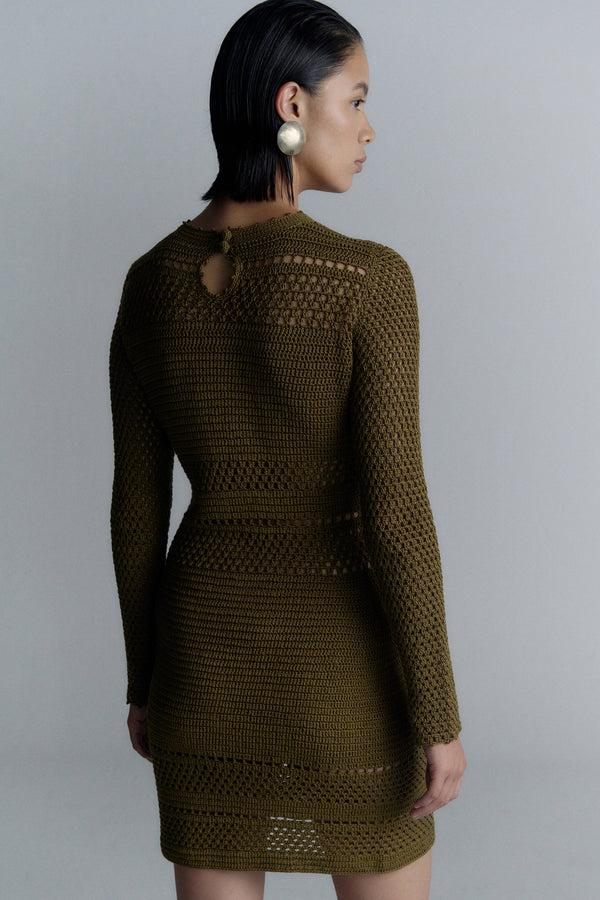 Escvdo NAUTA MINI DRESS | OLIVE | PRE ORDER